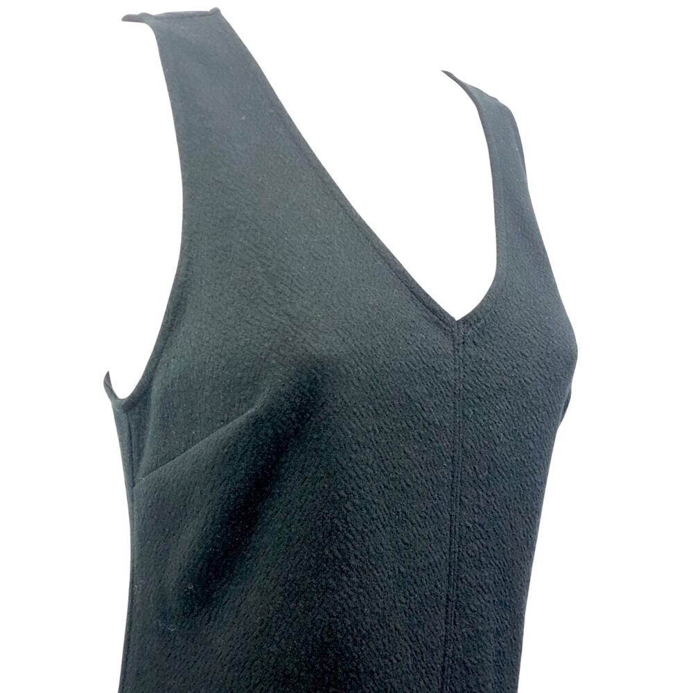 A New Day Black Sleeveless V Neck Dress A Line Design Soft Breathable Fabric - Picture 5 of 16